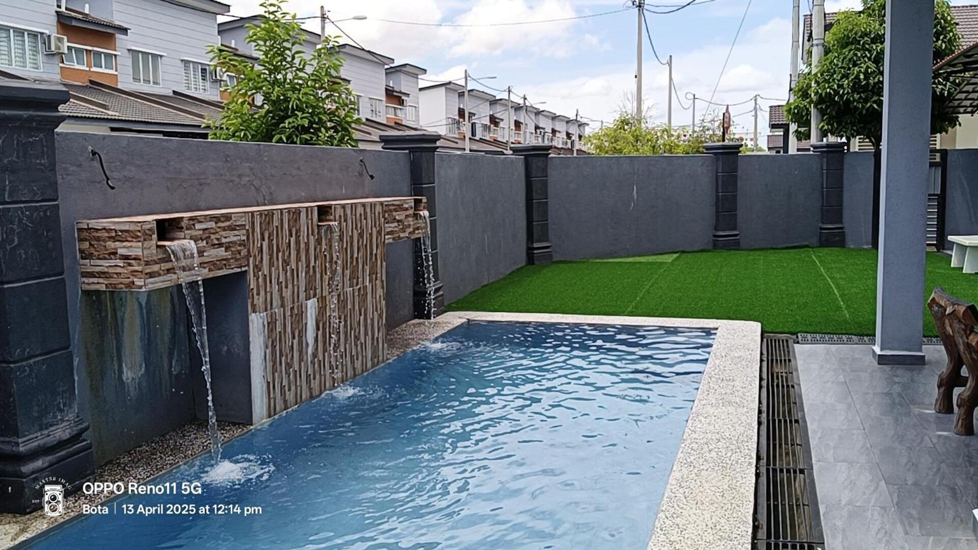 Rania Homestay With Private Pool Seri Iskandar Perak Near Utp Uitm Kampong Bota Road Экстерьер фото